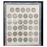 1943-1963 Franklin Silver Half Dollar Set 35