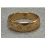14K Gold Ring - 4.88g - Sz 7