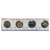 4 Proof Washington Quarters - Various Dates