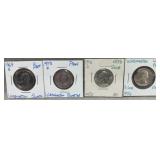 4 Washington Proof Quarters - Various Dates