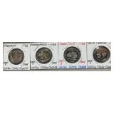 4 Proof State Quarters - Various Dates