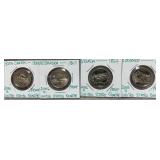 4 Proof State Quarters - Various Dates