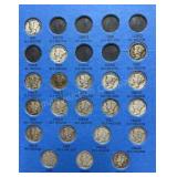 30 Mercury Dimes - Various Dated