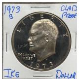 1973S Eisenhower Clad Proof Dollar