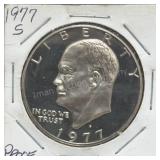 1977S Eisenhower Clad Proof Dollar