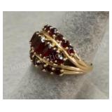 10K Gold Ruby Ring - 3.77g - Sz 7