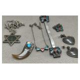 Sterling Earrings, Butterflyï¿½s, Star Necklace