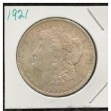 1921 Morgan Silver Dollar