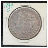 1894 O Morgan Silver Dollar