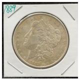 1889 Morgan Silver Dollar