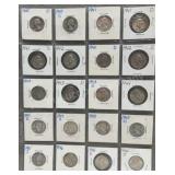 20 x Silver Washington Quarters Pre 1964 2