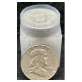 20x Franklin Pre 1964 Half Dollars
