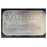 Engelhard 1 Troy Oz .999 Fine Silver