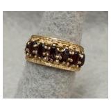 14K Gold Ruby Ring - 5.33g - Sz 7