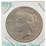 1935 Silver Peace Dollar
