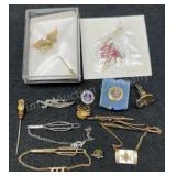 Group of Shriners & Freemasons Pins & Clips