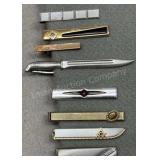 8 Tie Clips Freemasons & More