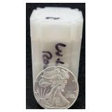 20x Walking Liberty 1 Troy Oz Silver Rounds