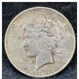 1934 D Silver Peace Dollar
