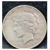 1935 S Silver Peace Dollar