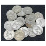 20x Silver Jefferson Quarters