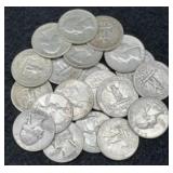 20x Silver Jefferson Quarters