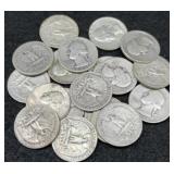 20x Silver Jefferson Quarters