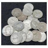 20x Silver Jefferson Quarters