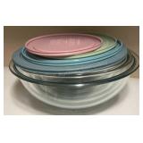Nest of Crofton Mixing Bowls - 5 Bowls, 4 Lids!