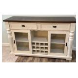 Nice 5ft Modern Buffet - Wine Rack and Sliding