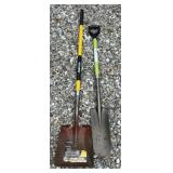 Spade & Flat Shovel