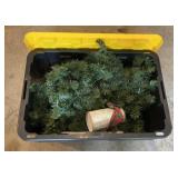 Tote with Christmas Decor