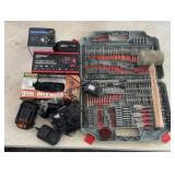 Worx & Milwaukee Batteries 12v Charger Bit Set &
