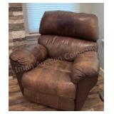 Rustic Brown Oversized Recliner