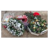 Christmas Wreathes, Ornaments, Decor, tote full