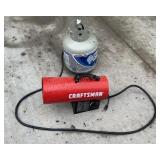 Craftsman Propane Bullet Heater w/ Bottle 60k BTU