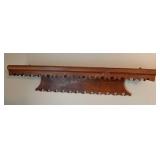 3ft Decorative Walnut Shelf