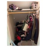 Closet Contents - Coats, misc Goods, wrapping