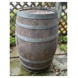 Solid Whiskey Barrel