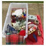 Large Red Tote Full of Christmas