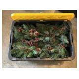 Tote with Christmas Decor
