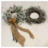 2 Decorative Wreaths