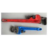 10 &18in Pipe Wrenches