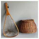 Creel Basket & Dip Net