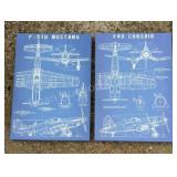 Aircraft 30in Canvas Pictures