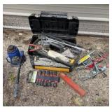Tool Box Full, 20T Bottle Jack, Mole Traps, More