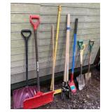 Group of Long Handle Tools
