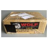 1000 Rds of Wolf 223 Rds 55 Gr FMJ
