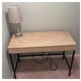 Modern day 42in Desk and Lamp