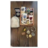 Pocket Watch, Awards, Ribbons, Costume Jewelry